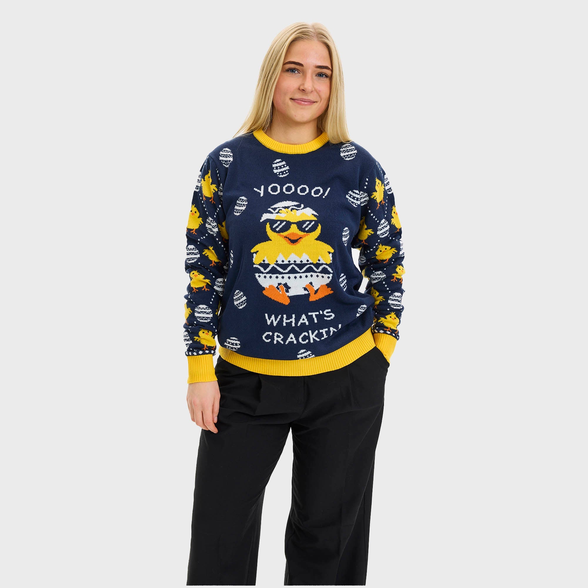 What's cracking Osterpullover - Damen